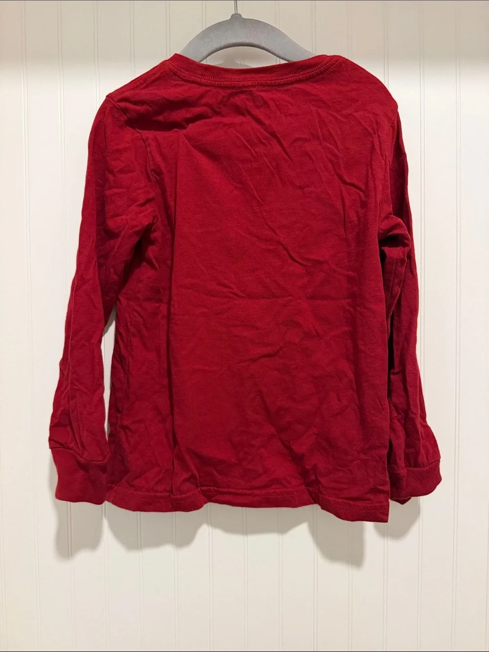 Ralph Lauren Red Kids' Polo Bear Long-Sleeve Tee